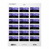 Étiquettes de adresse d'Hydrangea (Feuille entière)