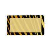 Étiquettes de adresse d'impression Tiger (Devant)