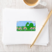 Étiquettes de adresse dinosaures (En situation)