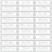 Étiquettes de adresse d'invités Mariages personnal (Devant)