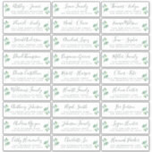 Étiquettes de adresse d'invités Mariages personnal (Devant)