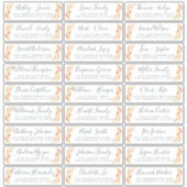 Étiquettes de adresse d'invités Mariages personnal (Devant)