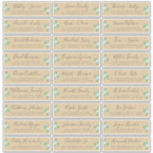 Étiquettes de adresse d'invités Mariages personnal (Devant)