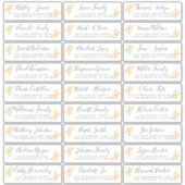 Étiquettes de adresse d'invités Mariages personnal (Devant)