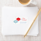 Étiquettes de adresse d'ornement (En situation)