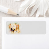 Étiquettes de adresse du Labrador (En situation)