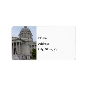 Étiquettes de adresse du Missouri Capitol