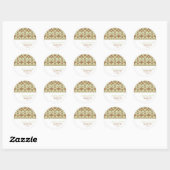 Étiquettes de adresse du modèle Damask (Feuille)