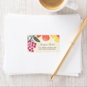 Étiquettes de adresse du paradis rustique (En situation)