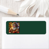 Étiquettes de adresse du Père Noël (En situation)