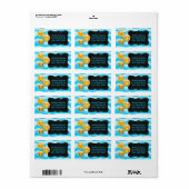 Étiquettes de adresse du tableau de bord du pool E (Feuille entière)