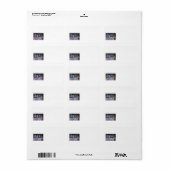 Étiquettes de adresse enchantés (Feuille entière)