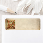 Étiquettes de adresse Ephemera vintages (En situation)