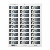 Étiquettes de adresse Eskimo américains (Feuille entière)