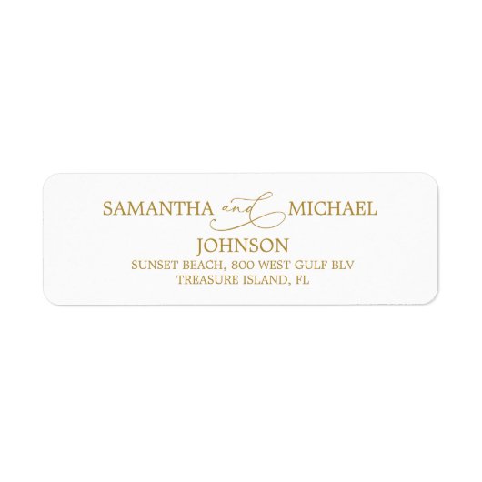 Étiquettes de adresse, Étiquettes d'adresse de ret (Devant)