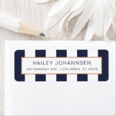 Étiquettes de adresse Faux Foil (En situation)