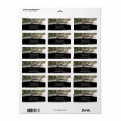 Étiquettes de adresse ferroviaires (Feuille entière)