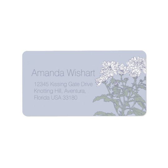 Étiquettes de adresse gris de réponse de mariage