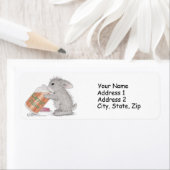 Étiquettes de adresse HappyHoppers® (En situation)