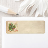 Étiquettes de adresse Holly Shabby (En situation)