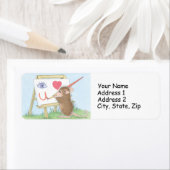 Étiquettes de adresse House-Mouse Designs® (En situation)