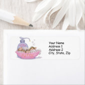 Étiquettes de adresse House-Mouse Designs® (En situation)