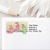 Étiquettes de adresse House-Mouse Designs® (En situation)