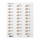 Étiquettes de adresse House-Mouse Designs® (Feuille entière)