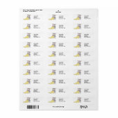 Étiquettes de adresse House-Mouse Designs® (Feuille entière)