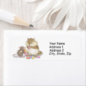 Étiquettes de adresse House-Mouse Designs® (En situation)