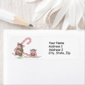 Étiquettes de adresse House-Mouse Designs® (En situation)