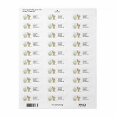 Étiquettes de adresse House-Mouse Designs® (Feuille entière)
