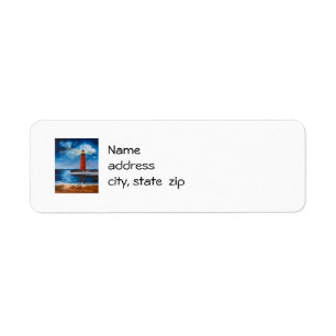 Étiquettes de adresse isolés de retour de balise
