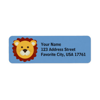 Étiquettes de adresse Lions amicaux