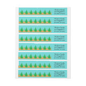 Étiquettes de adresse lunatiques de retour d'arbre (Feuille)