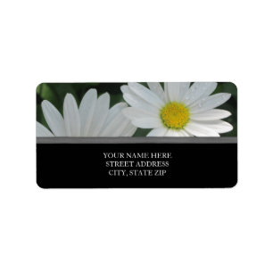Étiquettes de adresse marguerriers