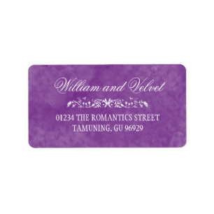 Étiquettes de adresse Mariage aquarelle
