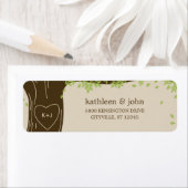 Étiquettes de adresse Mariages de chêne (En situation)