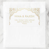 Étiquettes de adresse Mariages indiens, Stickers M (Sac)