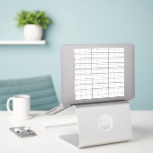 Étiquettes de adresse mariages invités (Ordinateur portable sur le bureau)