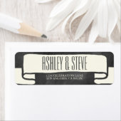 ÉTIQUETTES DE ADRESSE MARIAGES MODERNES (En situation)