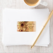 Étiquettes de adresse Mariages vintages (En situation)