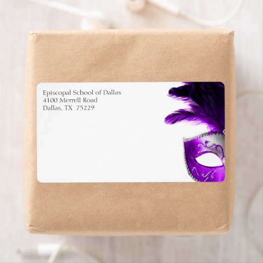 Étiquettes de adresse masqués (En situation)