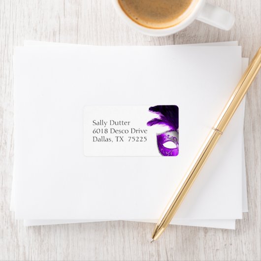 Étiquettes de adresse masqués (En situation)