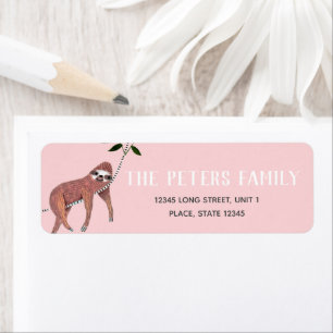 Étiquettes de adresse mignons du bébé de