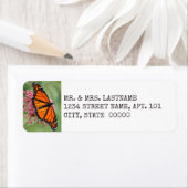 Étiquettes de adresse Monarch Butterfly (En situation)