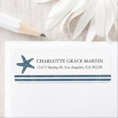 Étiquettes de adresse nautiques (En situation)