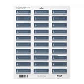 Étiquettes de adresse nautiques (Feuille entière)