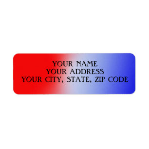 ÉTIQUETTES DE ADRESSE PATRIOTIQUES