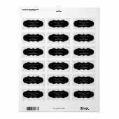 Étiquettes de adresse personnalisables du papier g (Feuille entière)